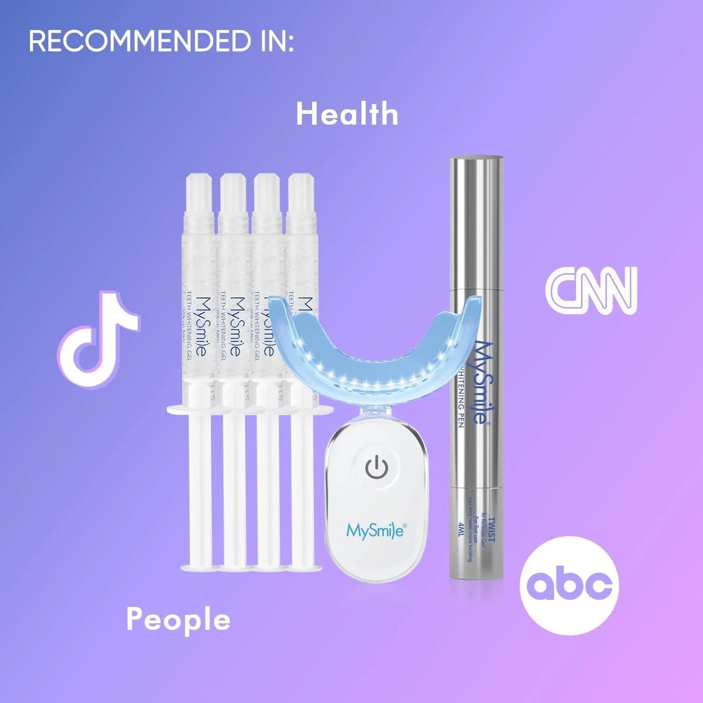 LED Teeth Whitening Kit — Visibly Brighter in 10 Minutes