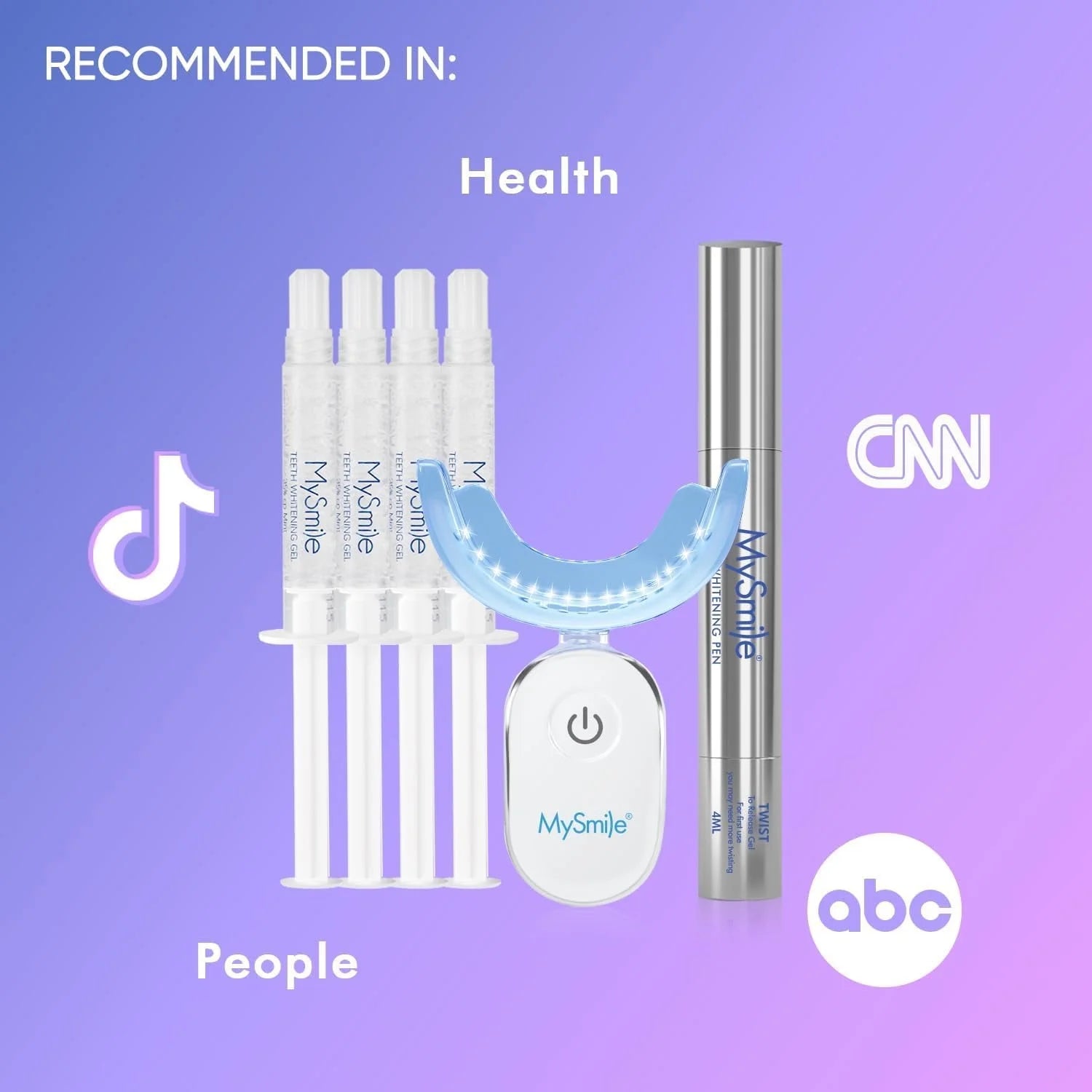 LED Teeth Whitening Kit — Visibly Brighter in 10 Minutes