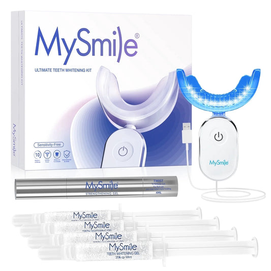 LED Teeth Whitening Kit — Visibly Brighter in 10 Minutes