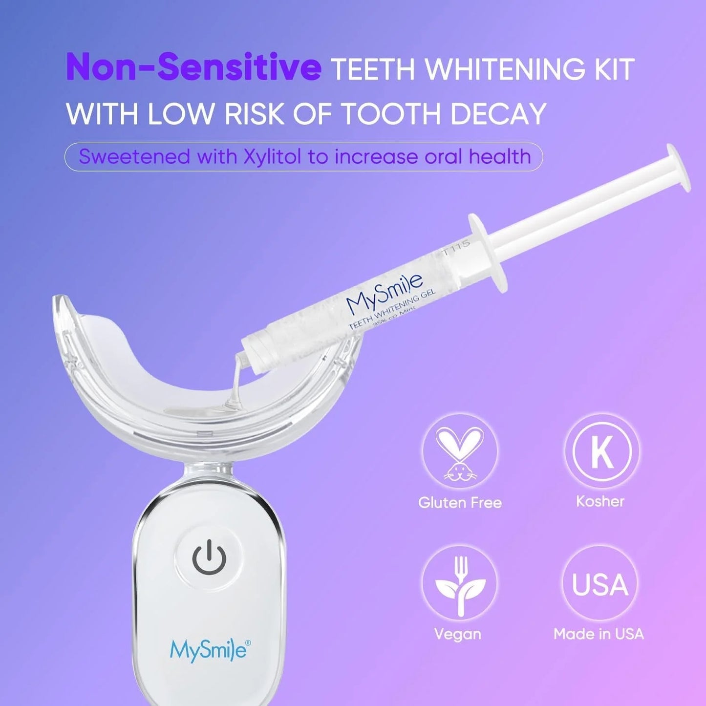 LED Teeth Whitening Kit — Visibly Brighter in 10 Minutes