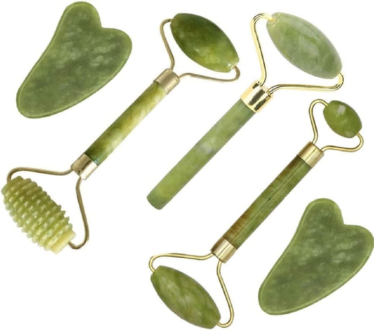 Complete Gua Sha & Roller Set — Full Facial Ritual