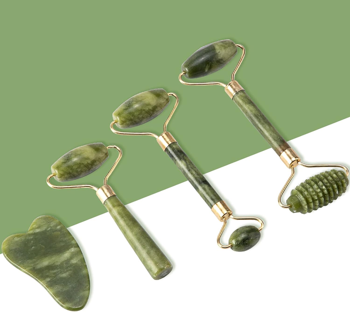 Complete Gua Sha & Roller Set — Full Facial Ritual