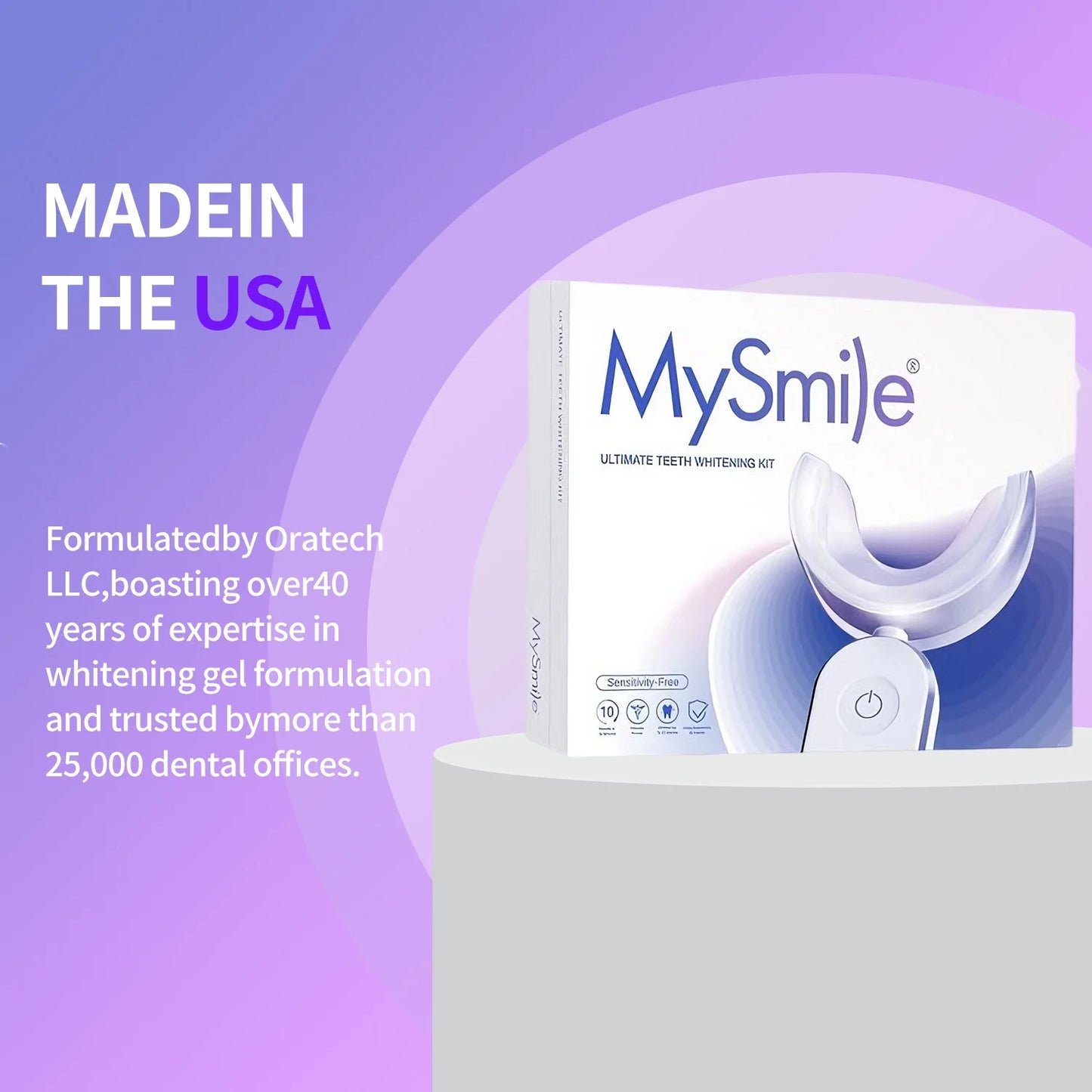 LED Teeth Whitening Kit — Visibly Brighter in 10 Minutes
