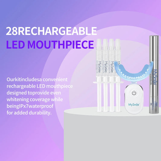 LED Teeth Whitening Kit — Visibly Brighter in 10 Minutes